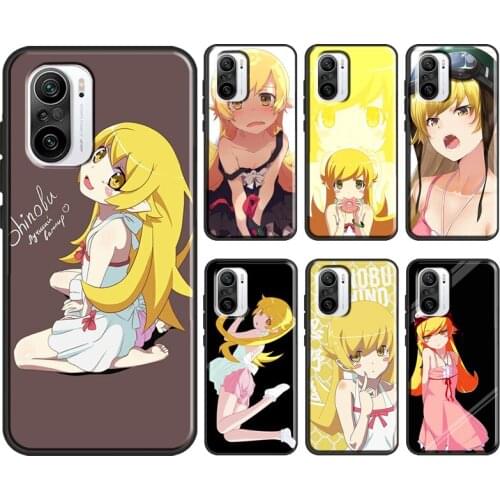 Anime Monogatari Shinobu For POCO X3 M3 F2 Pro Case For Xiaomi Mi 10T 9T Pro Note 10 Lite A2 Mi 11 A3 Phone Coque