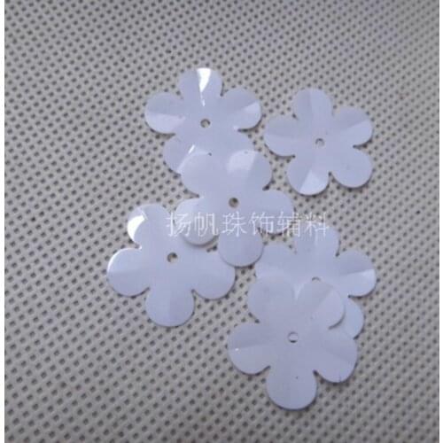 DIY stage garment accessories PVC bump sequins 20mm plum sequins