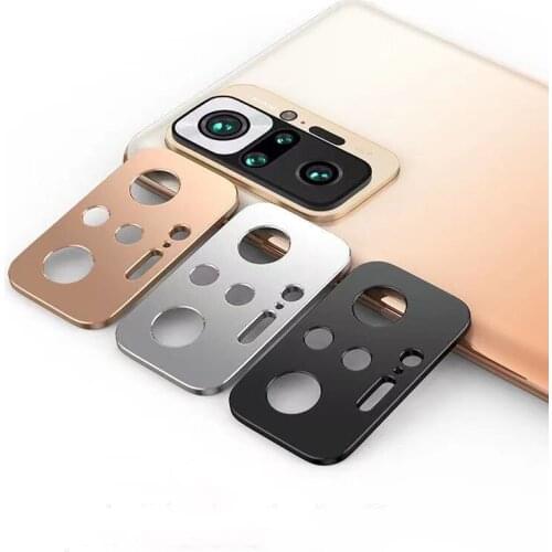 For Xiaomi Redmi Note10 3D Metal Camera Cover Lens Screen Protector Case Bumper Guard For Redmi Note10 pro