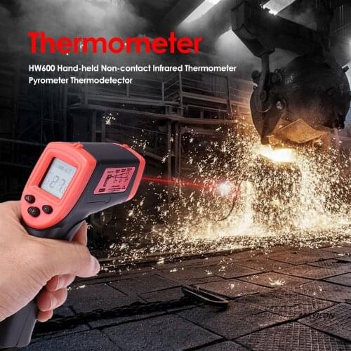 Infrared Temperature Gun Digital Thermometer Non-Contact Digital Pyrometer Laser Thermometer -50~600℃ / -58~1112
