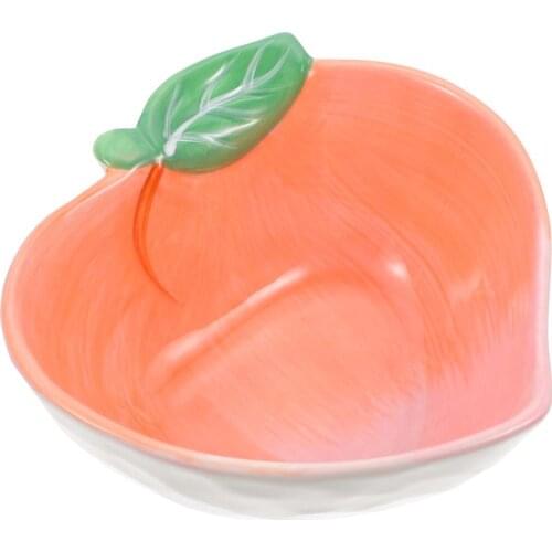 Ceramic Fruit Shape Bowl Salad Mixing Bowl Rice Noodle Serving Bowl Snack Dish Children Bowl Kitchen Tableware
