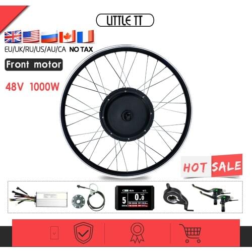 Ebike Electric Bicycle Conversion Kit 20 24 26 27.5 28 29 inch 700C 48V 1000W eBike Front Wheel Hub Motor Ebike conversion kit