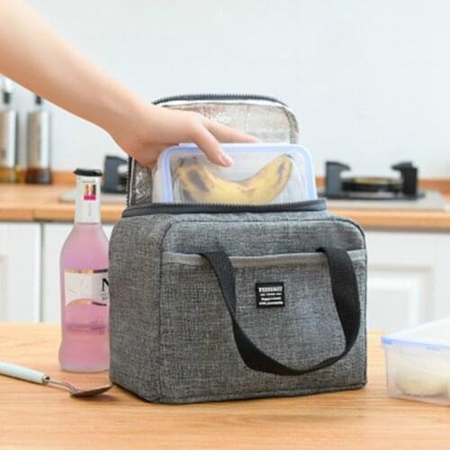 Dinner Box Food Case Accessories Gear Waterproof Insulated Lunch Bags Oxford Travel Necessary Picnic Pouch Unisex Thermal
