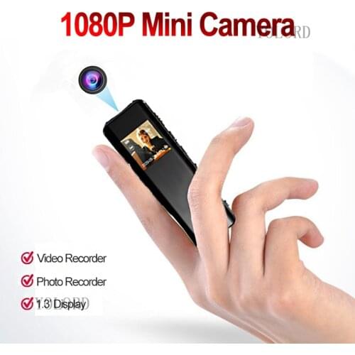 2K 1080p Mini camera With 1.3 Color Display DV DVR Portable HD Pocket Body Cam Video Photo Recorder Night Vision Camcorder