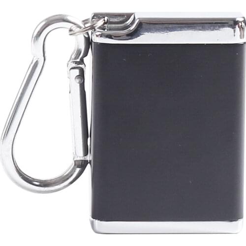 New 1pcs creative Metal Cigarette ashtray With Keychain portable travel pocket Cigar ashtray mini smoke in car ash tray