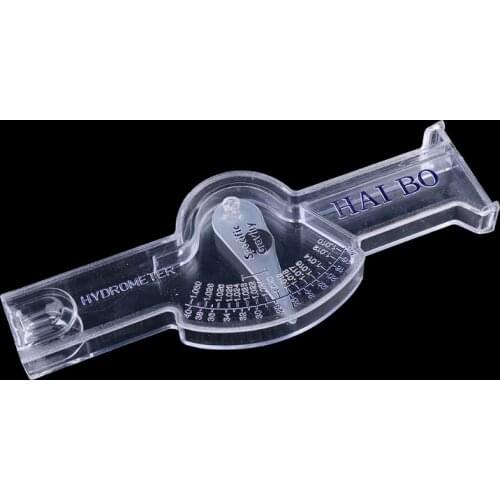 Ocean Hydrometer Reef Fish Tank Aquarium Water Salinity Specific Gravity Test