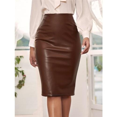 Юбки-карандаши с завышенной талией Mrs win China At AliExpress