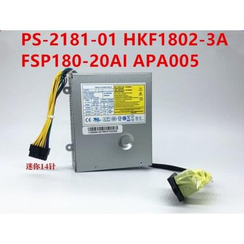 New PSU For Lenovo S510/710 M91z/71z 180W Power Supply PS-2181-01 HKF1802-3A FSP180-20AI APA004-ELOG APA004 AP03t9023