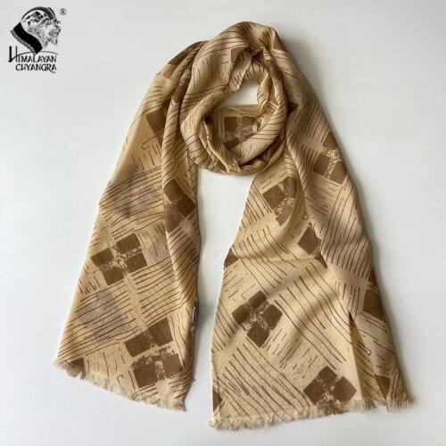 NEPALESE HAND PRINTED 100% MARINO WOOL SCARF SHALW SOFT & WARM THIN FACTORY DIRECT