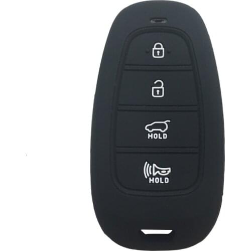 Silica Gel Case For Car Key Cover For Hyundai Kona I40 Elantra 2019 Sonata I30 I35 Azera Grandeur DN8 Solaris New Key Cover Case