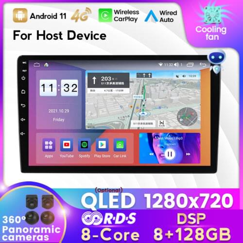 7862C 6G 128G 1280*720 Carplay AUTO Android 10 Universal BT Car Radio Mulitimedia For Volkswagen Nissan Hyundai Kia Toyota Honda