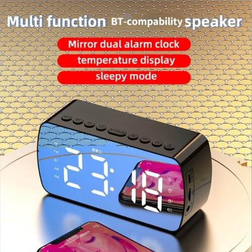 USB calendar bluetooth speaker mirror clock alarm clock amplifier
