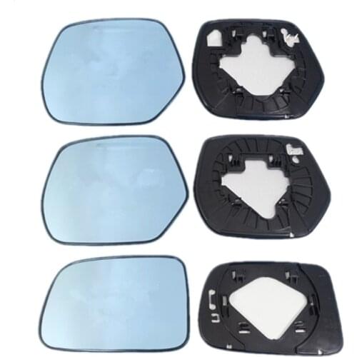 Wide View Rear View Mirror Blue Auto Dimming Heated Mirror Glass with LED Steering Light for Honda CRV CR-V