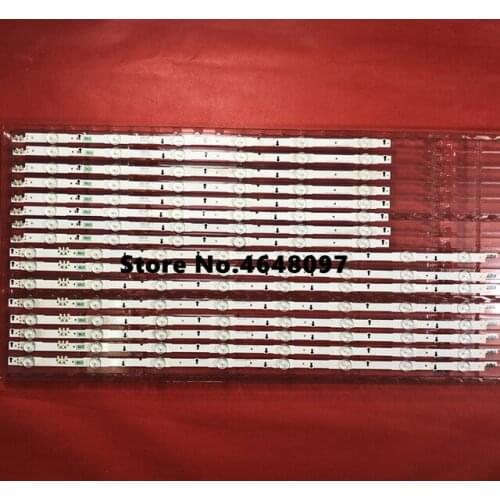 1set=16 strips (8 pcs - BN96-30435A (8 LEDs) + 8 pcs BN96-30436A (6 LEDs)for 65"UE65H6400AK HG65ND478RF HG65NE690EF