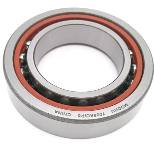 1pcs MOCHU 7008 7008AC 7008AC/P5 40X68X15 Angular Contact Bearings Spindle Bearings CNC ABEC-5 25 Contact Angle