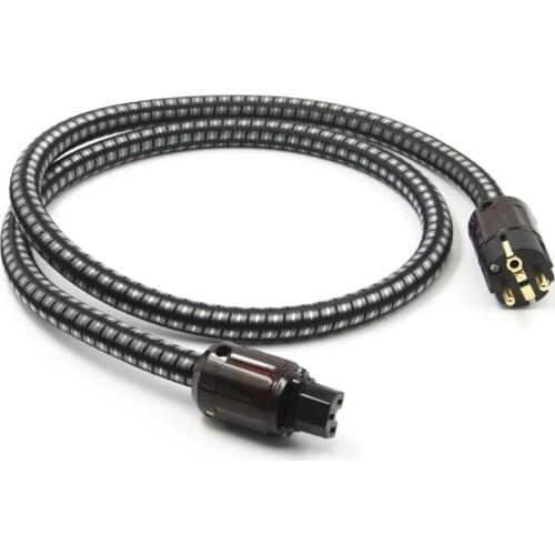 Fever OFC Audio Power Cable for CD Amplifier EU AU US Power Cord wire