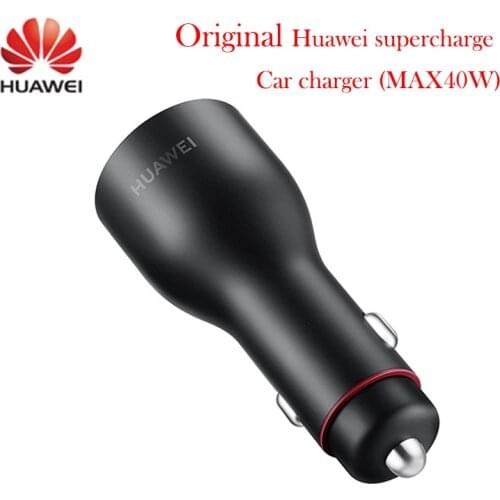 HUAWEI SuperCharge Car Charger Max 40W Super Charge Adapter Double USB 5A Type-C Cable for HUAWEI Mate30 Mate20 PRO Mate20