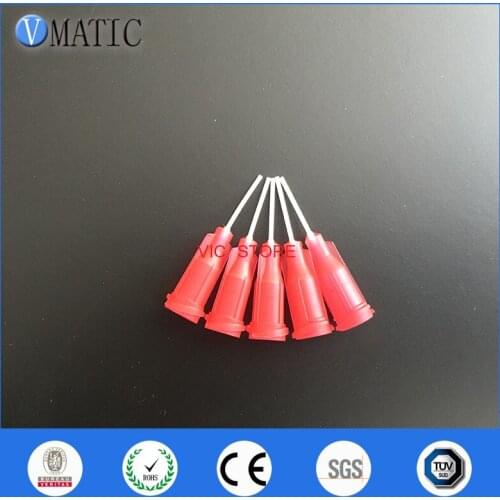 Free Shipping Quality Assurance 100Pcs 1/2'' Inch Pp Flexible Luer Lock Plastic Needle Tips 25G Pp Dispenser Needle