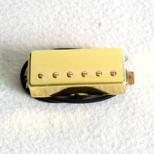 Free Shipping gold/chrome color neck & bridge ceramic Mini LP Humbucker Guitar Pickups For diy guitar kits