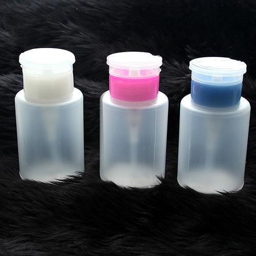 150ML Nail Art Remover UV GEL Polish Cleaner Pump Polish Dispenser Empty Bottle Refillable Bottles Fill the bottle with the