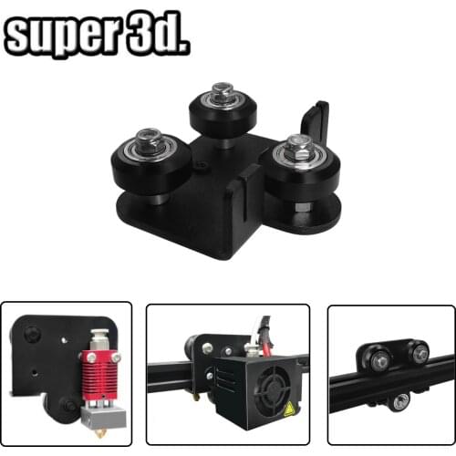 Extruder Back Support Plate kit with bearing pulley Backplate For Creality CR-10 10s Ender 3 S4 S5 Series/ TEVO Anet 3D Printers