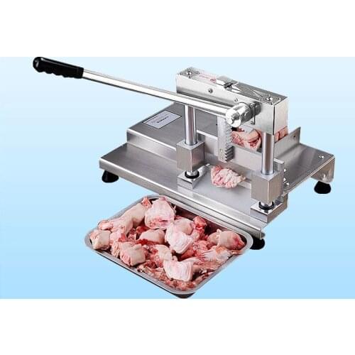 Hot Selling Bone Saw Machine Stainless Steel Cut Pork Chop Bone Machine Manually Cut Ribs Guillotine Bone Cutting Machine
