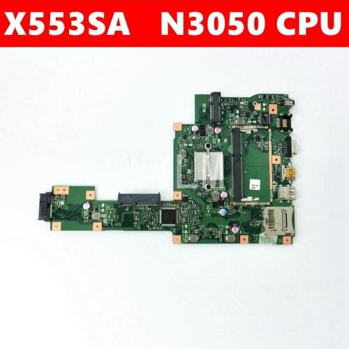 X553SA With N3050 CPU Mainboard REV 2.0 For ASUS X553S X553SA F553S A553S Laptop motherboard 60NB0AC0-MB1050 Tested Working