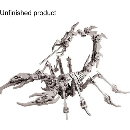 3D Metal Model DIY Assembled Scorpion King Puzzle Jigsaw Steel Detachable Model Puzzle Toy Gift