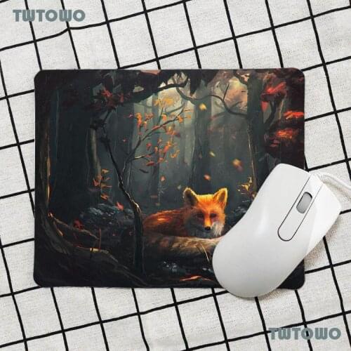 Cute Fox Animal Rubber Mouse Durable Desktop Mousepad Top Selling Wholesale Gaming Pad Mouse Mouse Pad Carpet Home Mouse Mat
