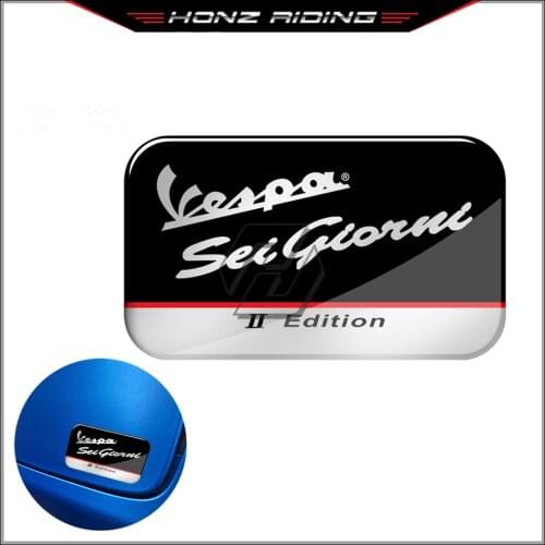 For Piaggio Vespa GTS300 GTV300 Sei Giorui 3D Motorcycle Sei Giorui II Edition Sticker