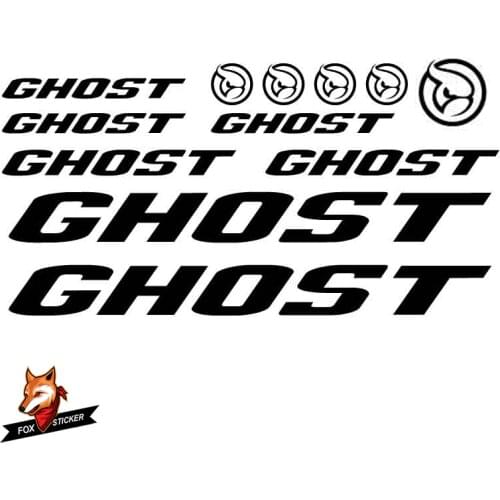 Bicycle Frame Stickers Road Bike Mountain Bike MTB Track Bike TT Bike Cycle Decal Reflective Stickers for GHOST Bike Sticker