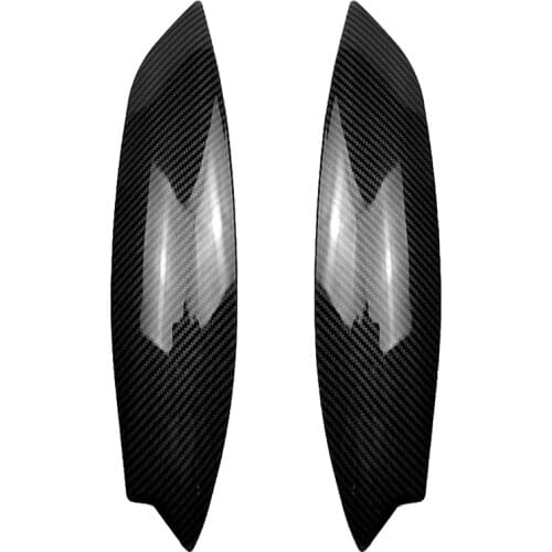 Headlights Eyebrows Eyelids Cover Eyelash Head Light Lamp Stickers for Golf 5 R32 MK5 2005 2006 2007