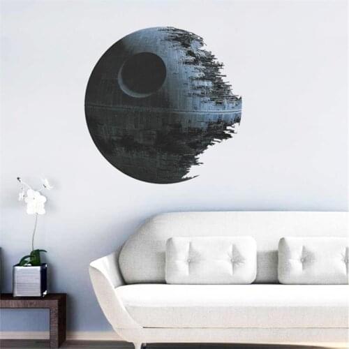DEATH STAR wall stickers movie fans home decor kids wall decal room decoration mural 1441 boys room decor