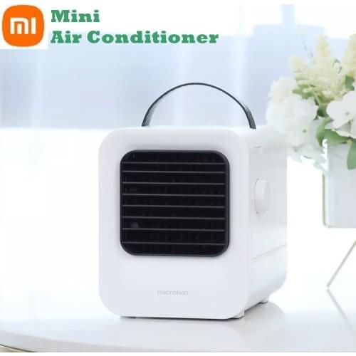 Newest Xiaomi Microhoo 3 In 1 Mini Air Conditioner Water Cooling Fan Touch Screen Timing Artic Cooler Humidifier Bladeless Fan