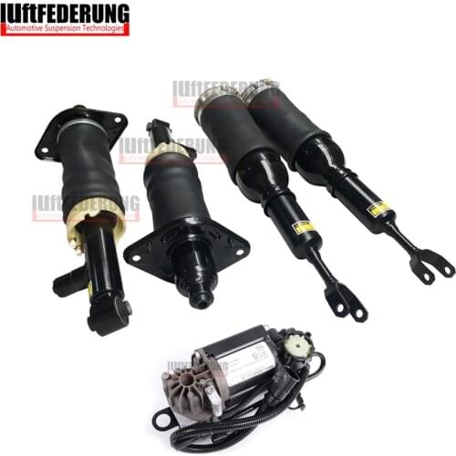Luftfederung 5PCS Rear Air Ride Air Compressor Front Air Spring Fit Audi A6 C5 4Z7616051A(51B) 4Z7616007 4Z7513032A(32B)