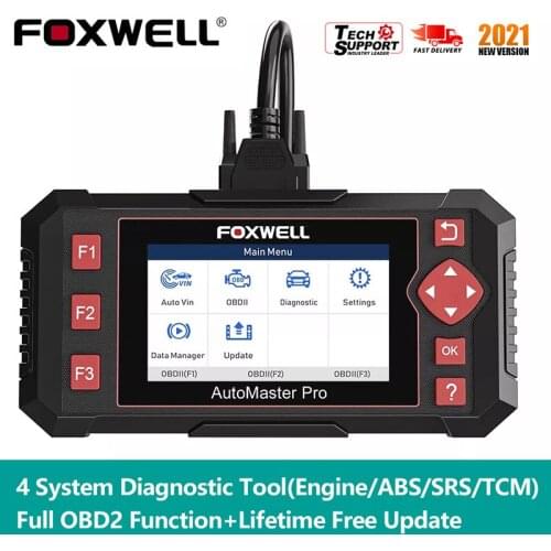 Foxwell NT604 Elite Professional OBD2 Car Diagnostic Tool SRS ABS Engine Transmission Tools Read Code OBD Scanner