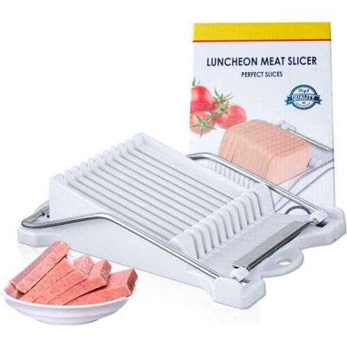Nonslip ABS Stainless Steel Luncheon Meat Cutter Cheese Slicer Egg Spam Fruits Tofu Cutter Fast Cutting Kitchen Cooking Tools
