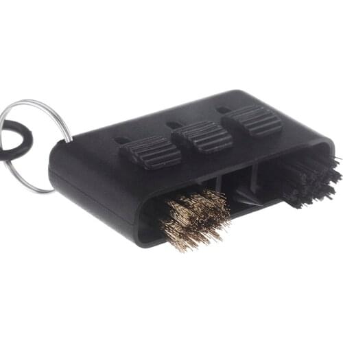 Golf Brush Bike Tire Tyre Groove Cleaner Pocket Carry Plastic Club Tool Lightweight Portable Goft Cleaning Equipment Accessory