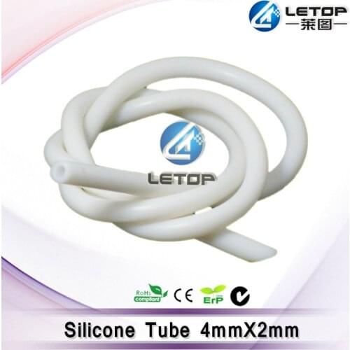 Mimaki jv33 jv4 printer water based 4x2mm ink silicone tube for solvent printer parts(length:1M)