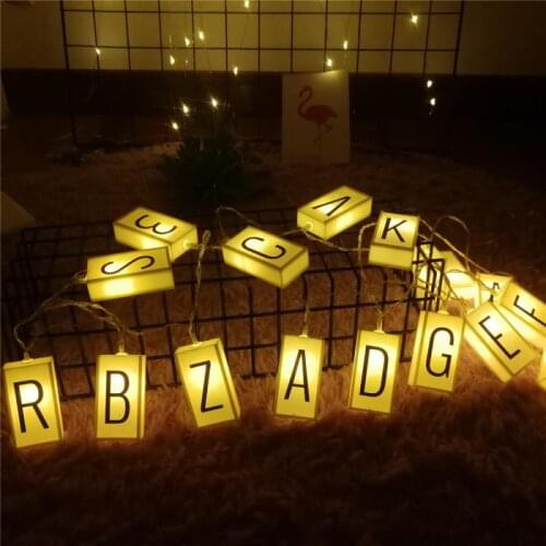 DIY Letter Light Box Light String LED Creative Proposal Arrangement Christmas Day Decoration Light String Light
