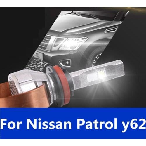 LED headlights modified high beam lights modified near light bulbs modified LED headlights High beam For Nissan Patrol y62