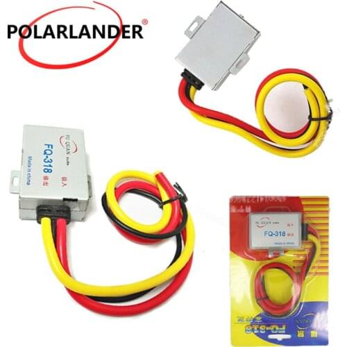 Amplifier Noise Suppressor Reducer Aluminum Shell Power Cable Car Audio Filter GPS Head Unit DC 12V For Stereo DVD