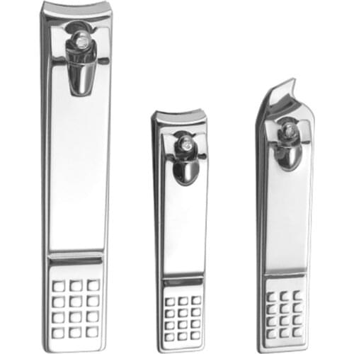 1Pcs Nail Clipper Stainless Steel Cutter Nipper Trimmer Knife Manicure Pedicure Tools Professional Finger Toe 2 Style Clippers