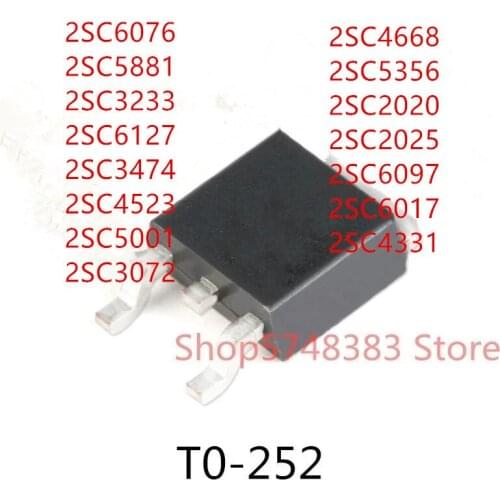 10PCS 2SC6076 2SC5881 2SC3233 2SC6127 2SC3474 2SC4523 2SC5001 2SC3072 2SC4668 2SC5356 2SC2020 2SC2025 2SC6097 2SC6017 2SC4331