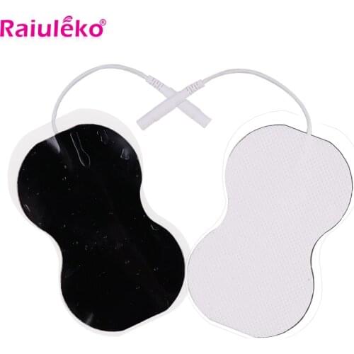 50/30/20p Replace Gourd Shape Tens Silicone Gel Electrode Pads For Electric Therapeutic Muscle Stimulator Acupuncture Apparatus
