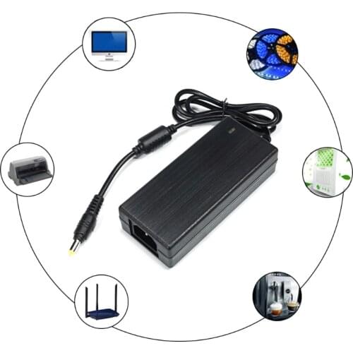 60W 12V 5A Power Supply Adapter AC 100-240V to DC 12V Transformer Power Adapter with Indicator Light for Humidifier