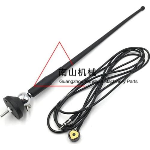 Free shipping for Komatsu PC100 / 120 / 200 XCMG Liugong Sany Carter radio antenna pole excavator accessories