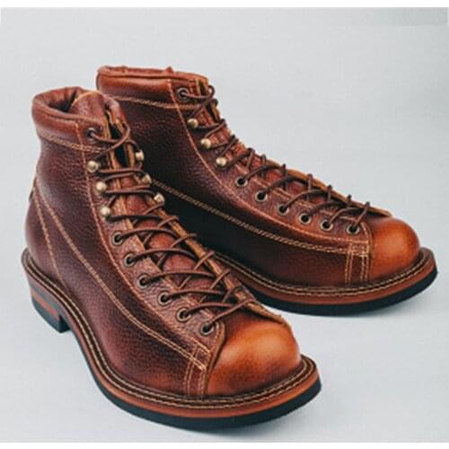 DnLn Men's Motorcycle Boots