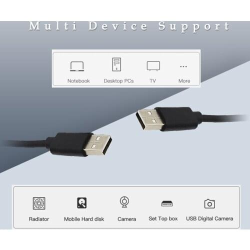 USB2.0 Extension Cable Super SpeedSync Cord Cable For Radiator USB 2.0 Data Extension Cable