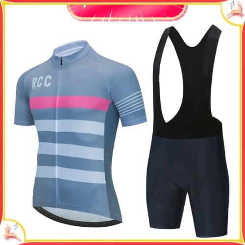 2021New RCC Short Sleeve Jersey Mountain Bike T-shirt MTB Maillot Bicycle Shirt Uniform Cycling Clothes Spot delivery in seconds